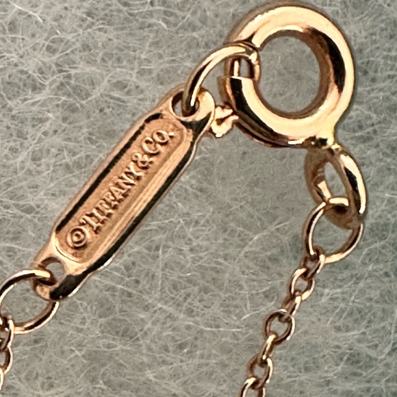 Tiffany & Co Rose Gold 750 18K Chain Necklace 16 inches - Picture 4 of 13